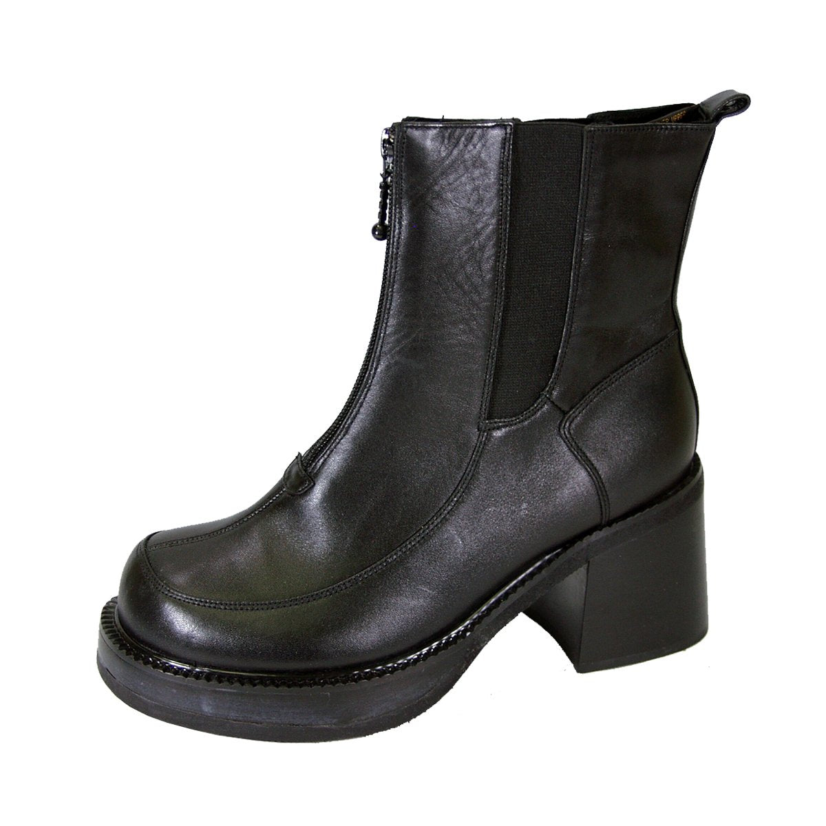 womens leather dress booties Women's Sidney Dress Booties - Dark Brown Leather