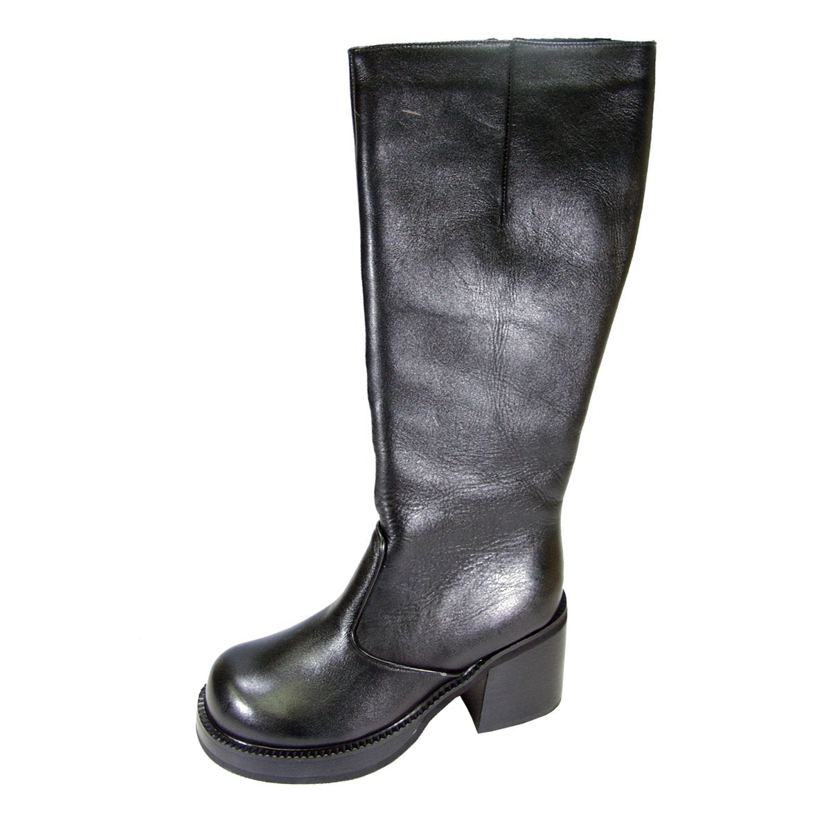 PEERAGE Terri Women's Wide Width Leather Knee-High Boots