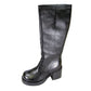 PEERAGE Terri Women's Wide Width Leather Knee-High Boots