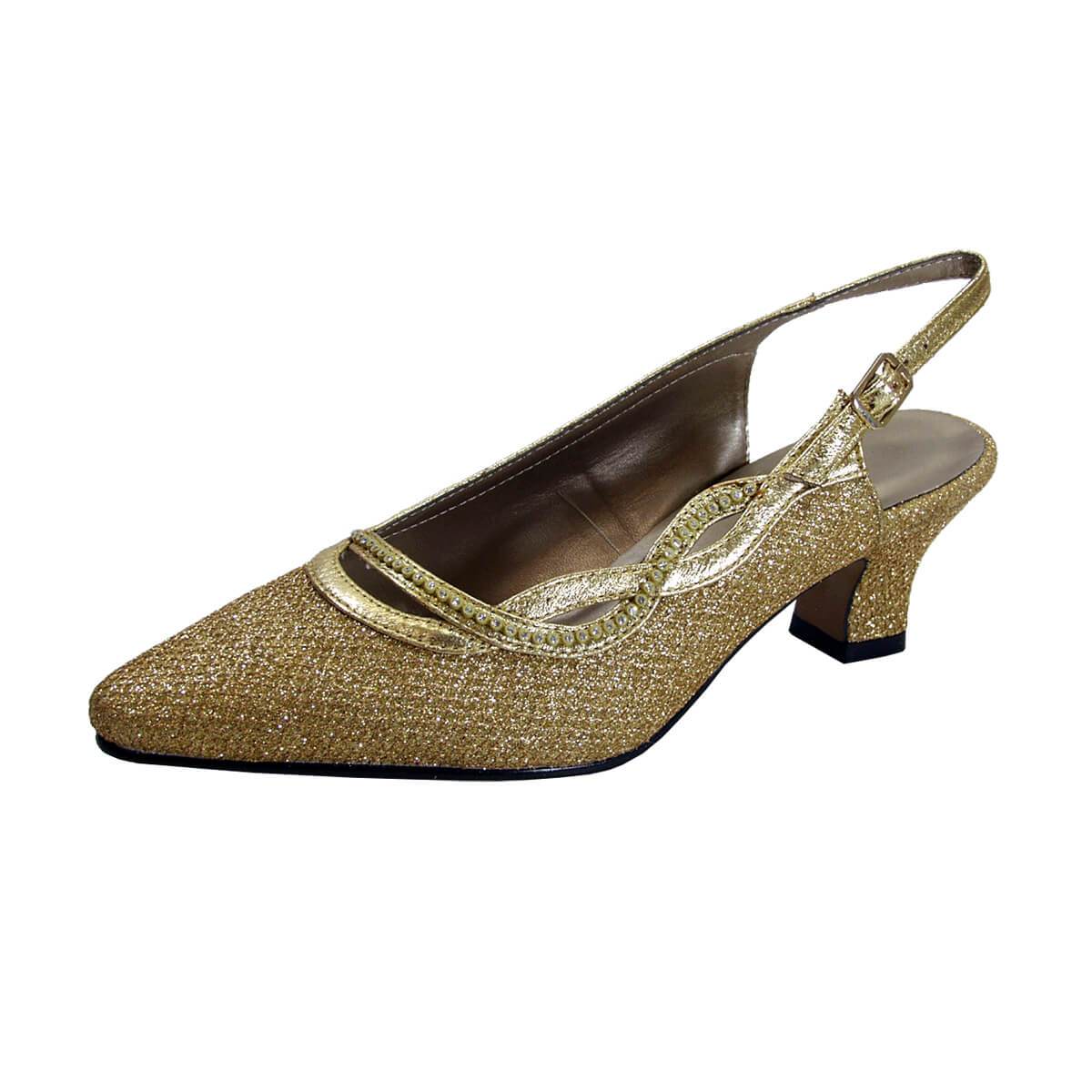 FLORAL Bonita Women's Wide Width Slingback Dress Pumps – FootwearUS