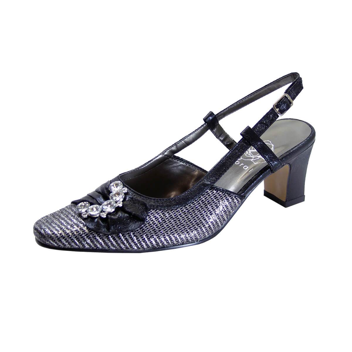 FLORAL Clea Women's Wide Width Dress Slingback Shoes FootwearUS FLORAL Clea Women's Wide Width Dress Slingback Shoes FootwearUS