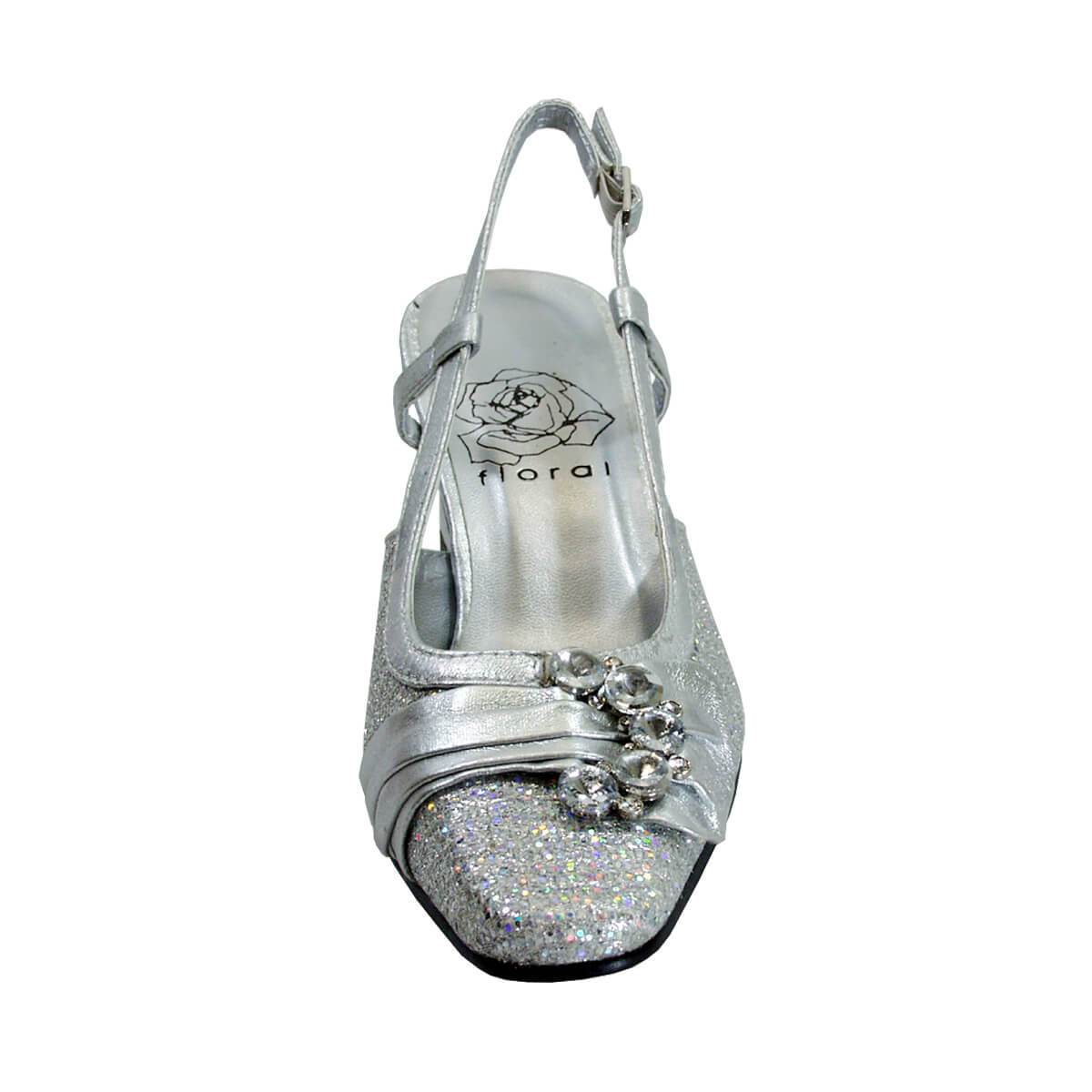 wide silver dress shoes Women's Width Heel Sandals Block Heel Dress-Shoes Size 7.5 antica02 Specialising in wide width shoes Wide Width Silver Dress Shoes