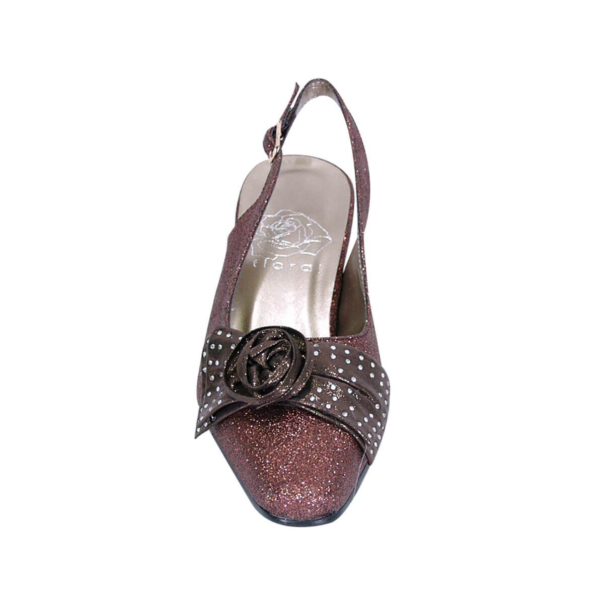 FLORAL Alaina Women's Wide Width Glitter Slingback Shoes FootwearUS FLORAL Alaina Women's Wide Width Glitter Slingback Shoes FootwearUS