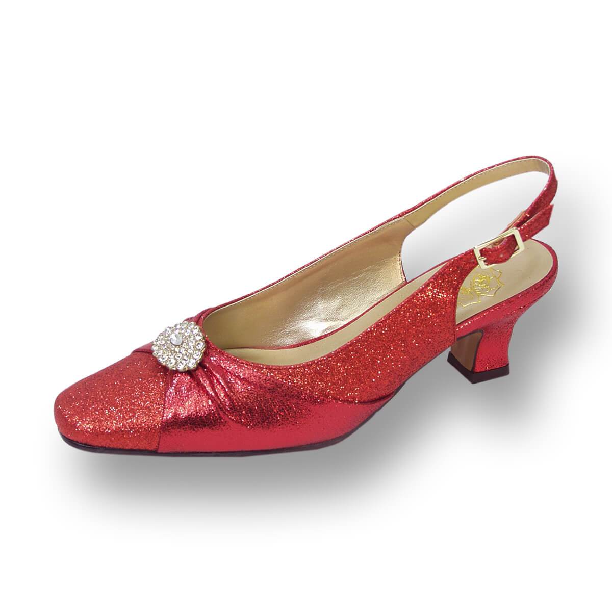 FLORAL Elaine Women's Wide Width Slingback Dress Shoes FLORAL Elaine Women's Wide Width Slingback Dress Shoes