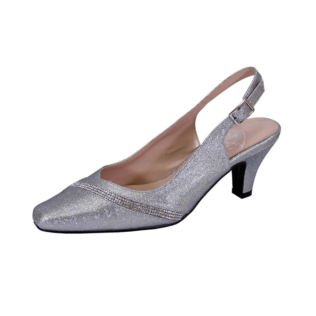 FLORAL Candice Women's Wide Width Slingback Dress Shoes – FootwearUS FLORAL Candice Women's Wide Width Slingback Dress Shoes – FootwearUS