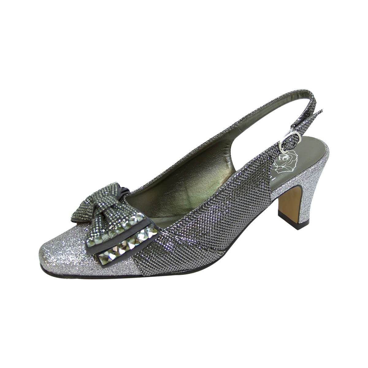 FLORAL Megan Women's Wide Width Dress Slingback Shoes FootwearUS FLORAL Megan Women's Wide Width Dress Slingback Shoes FootwearUS