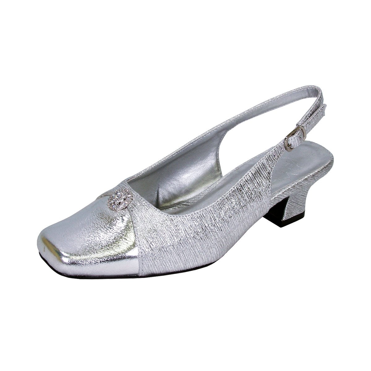 FLORAL Jolie Women's Wide Width Slingback Dress Shoes FootwearUS FLORAL Jolie Women's Wide Width Slingback Dress Shoes FootwearUS