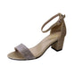 FLORAL Lizette Women's Wide Width Ankle Strap Heeled Sandals