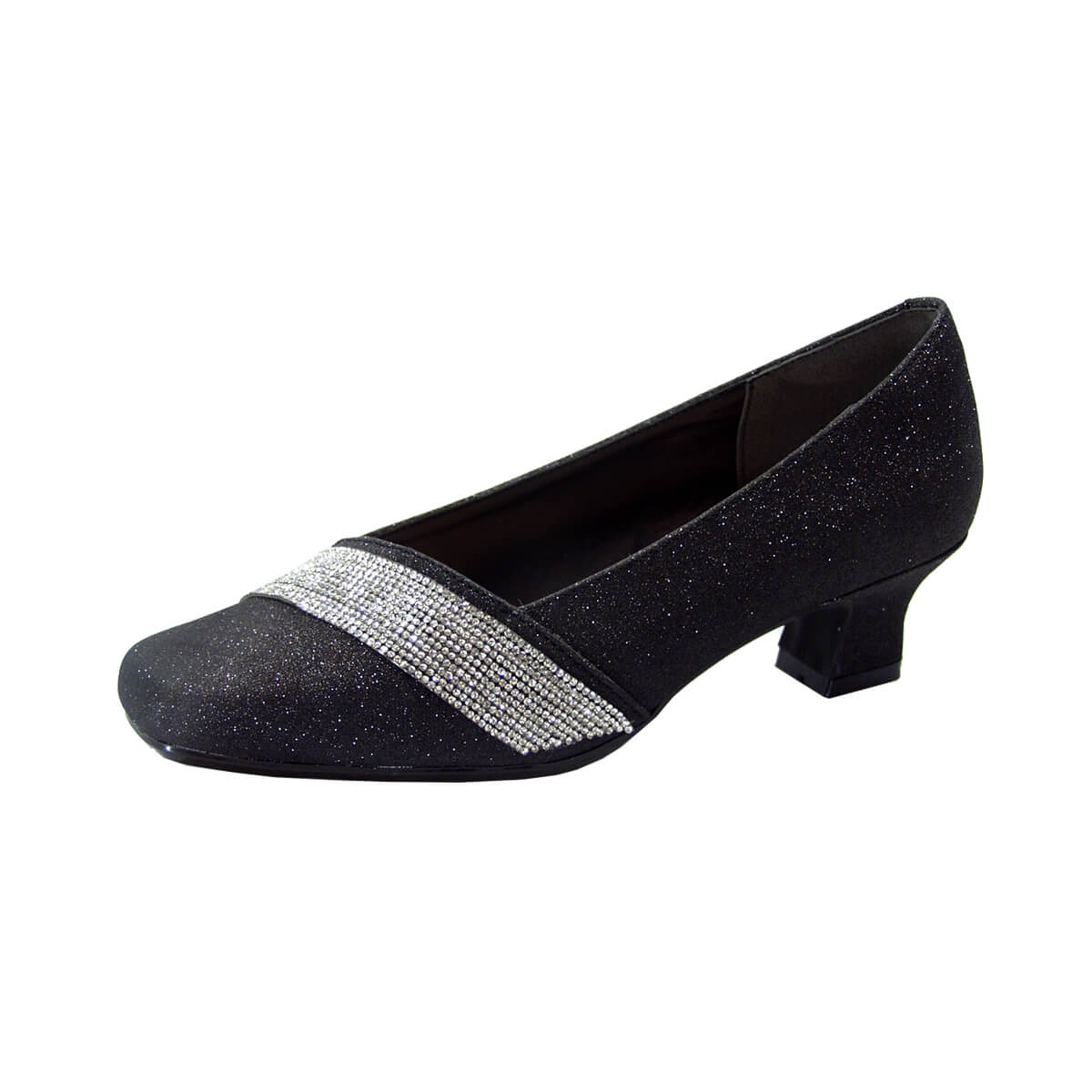 FLORAL Suzy Women's Wide Width Low Heel Evening Dress Pumps FLORAL Suzy Women's Wide Width Low Heel Evening Dress Pumps