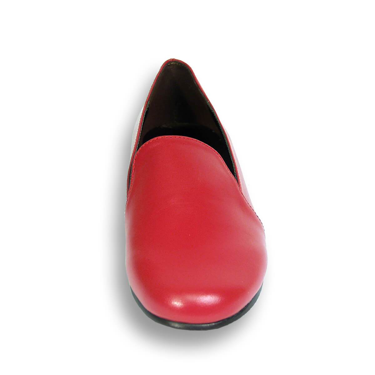 PEERAGE Charlie Women's Wide Width Leather Flat Shoes