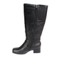 PEERAGE Becca Women's Wide Width Leather Knee-High Boots