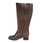PEERAGE Becca Women's Wide Width Leather Knee-High Boots