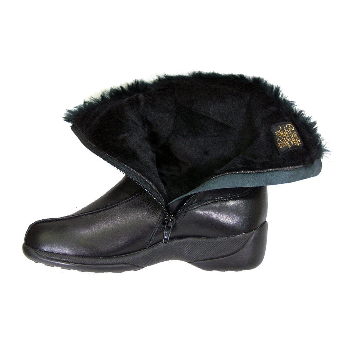 PEERAGE Sharon Women's Wide Width Leather Boots