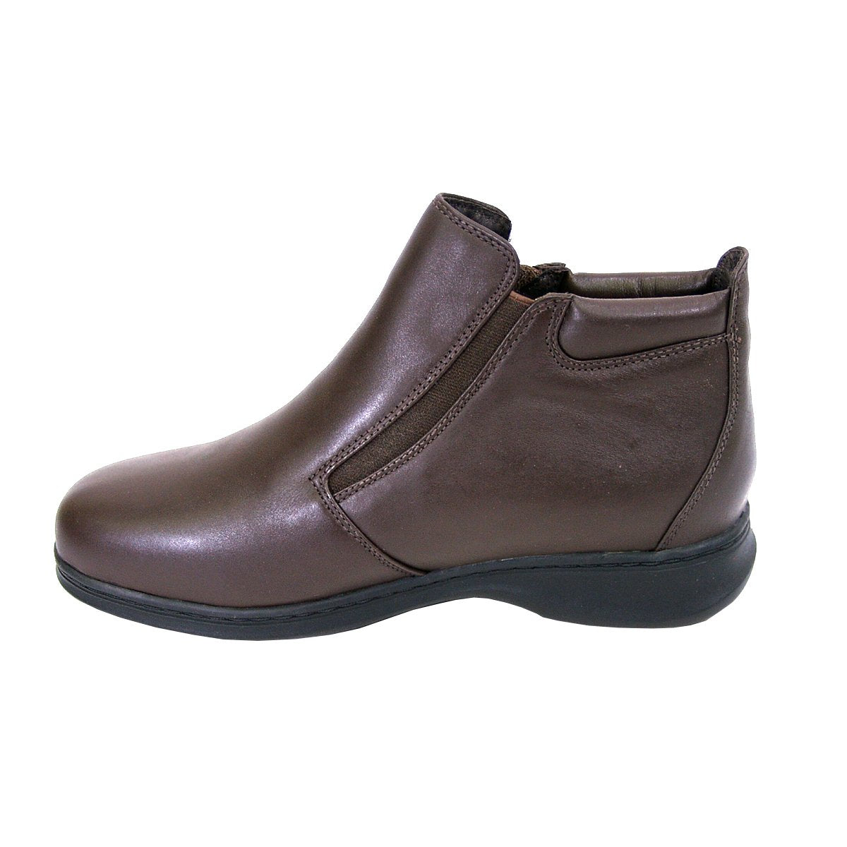 PEERAGE Juliet Women's Wide Width Leather Ankle Boots