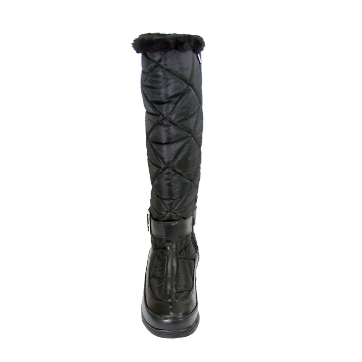 PEERAGE Tammy Women's Wide Width Leather Knee-High Boots