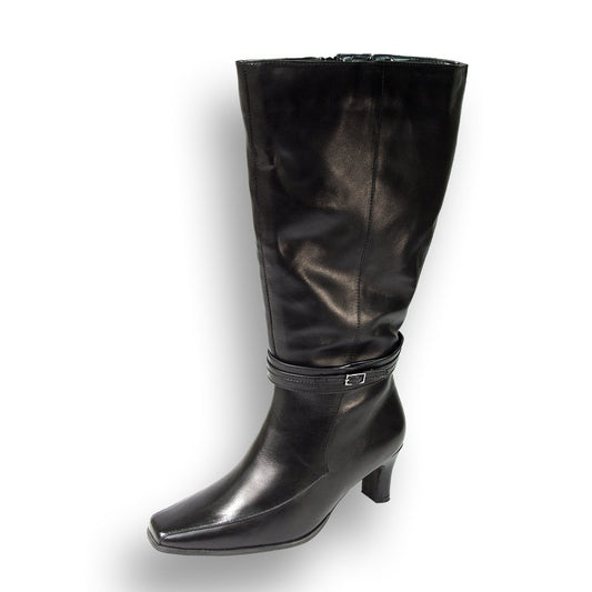 PEERAGE Brook Women's Wide Width Leather Boots