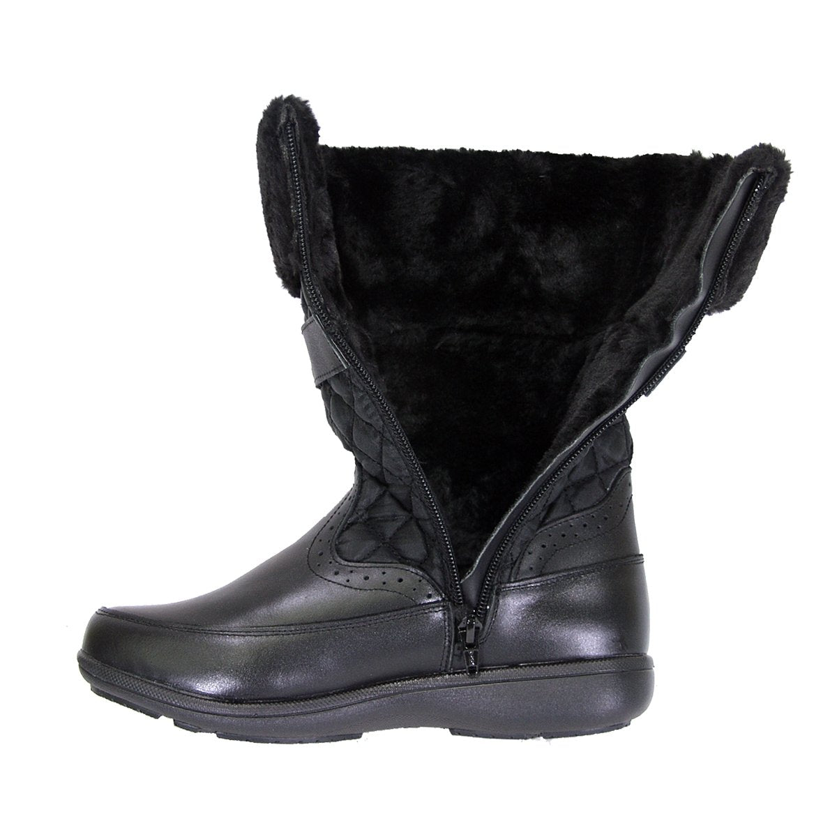 PEERAGE Leila Women's Wide Width Leather Boots