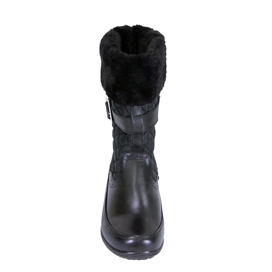 PEERAGE Leila Women's Wide Width Leather Boots