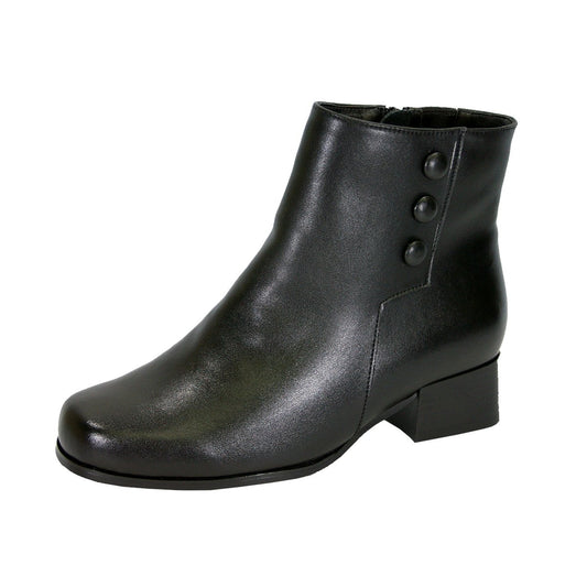PEERAGE Page Women's Wide Width Leather Booties