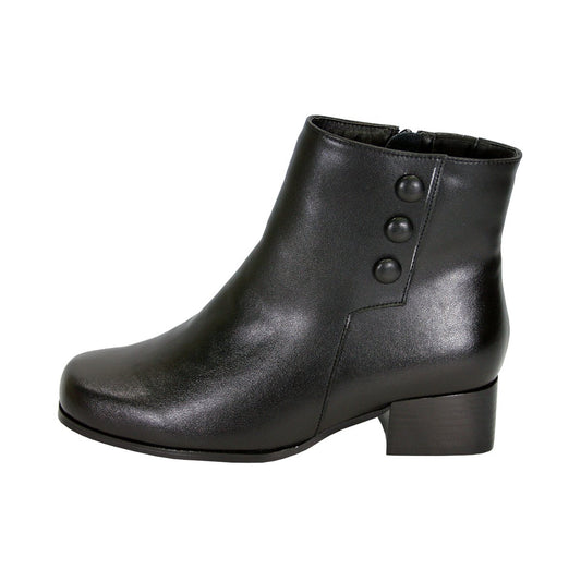 PEERAGE Page Women's Wide Width Leather Booties