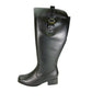 PEERAGE Carolyn Women's Wide Width Leather Boots with Zipper