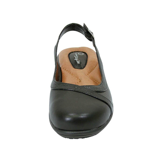 PEERAGE June Women's Wide Width Leather Clogs
