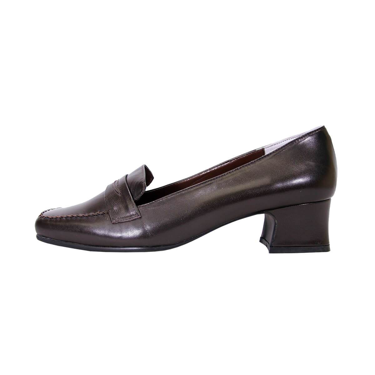 PEERAGE Ida Women's Wide Width Classic Leather Loafers