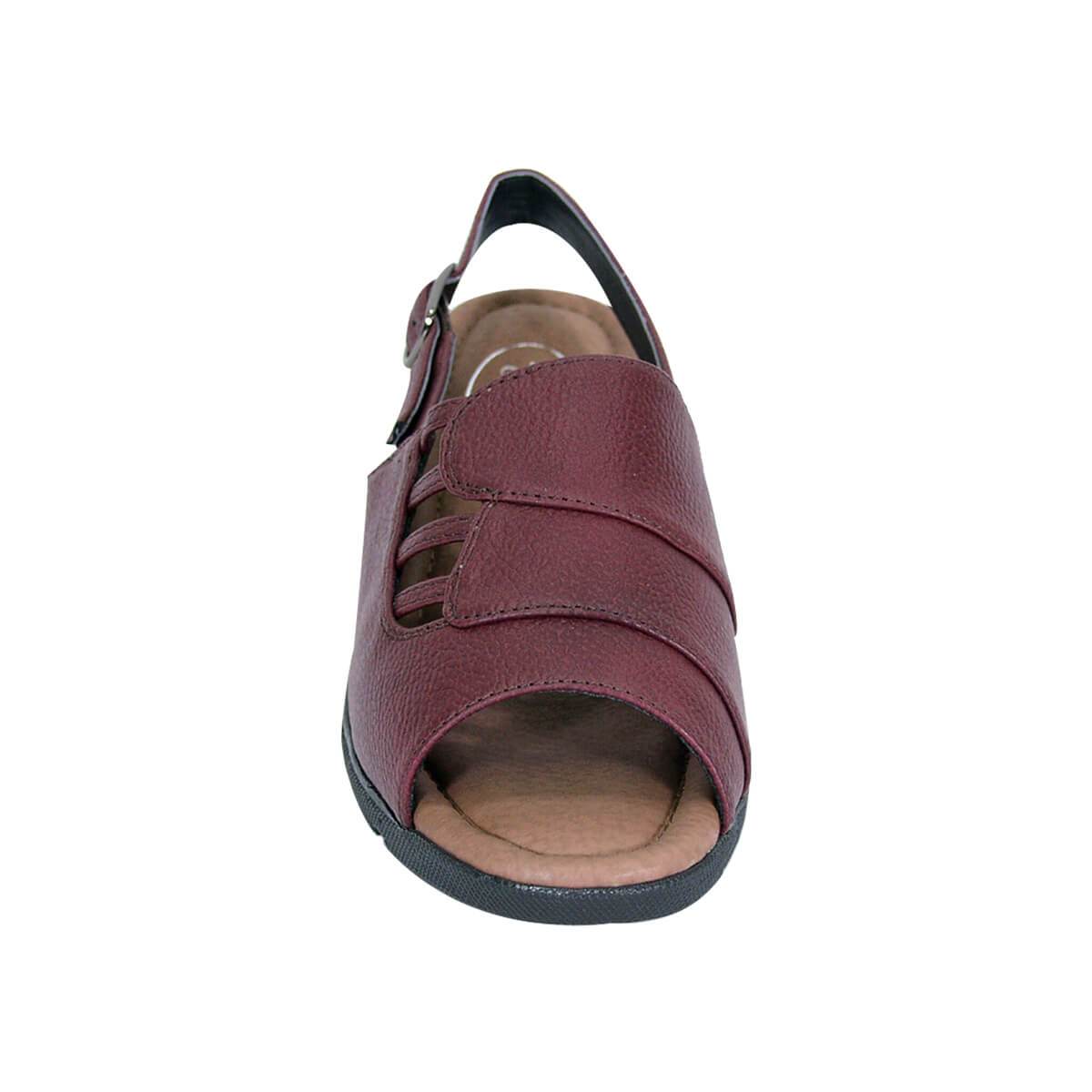24 HOUR COMFORT Selina Women's Wide Width Leather Sandals