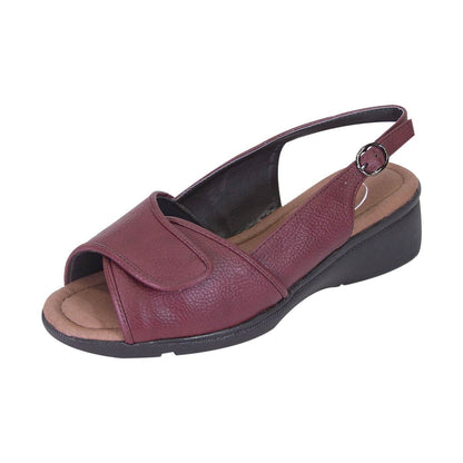FazPaz 24 Hour Comfort Shirley Women's Wide Width Open-Toe Slingback Sandals