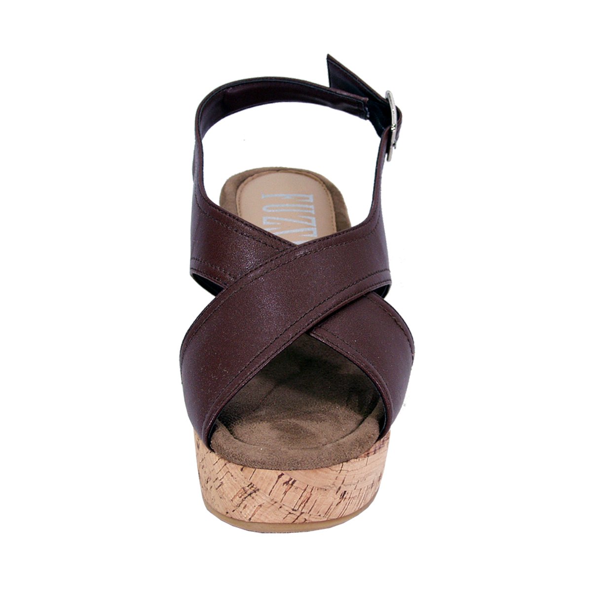 FUZZY Anya Women's Wide Width Platform Casual Sandals