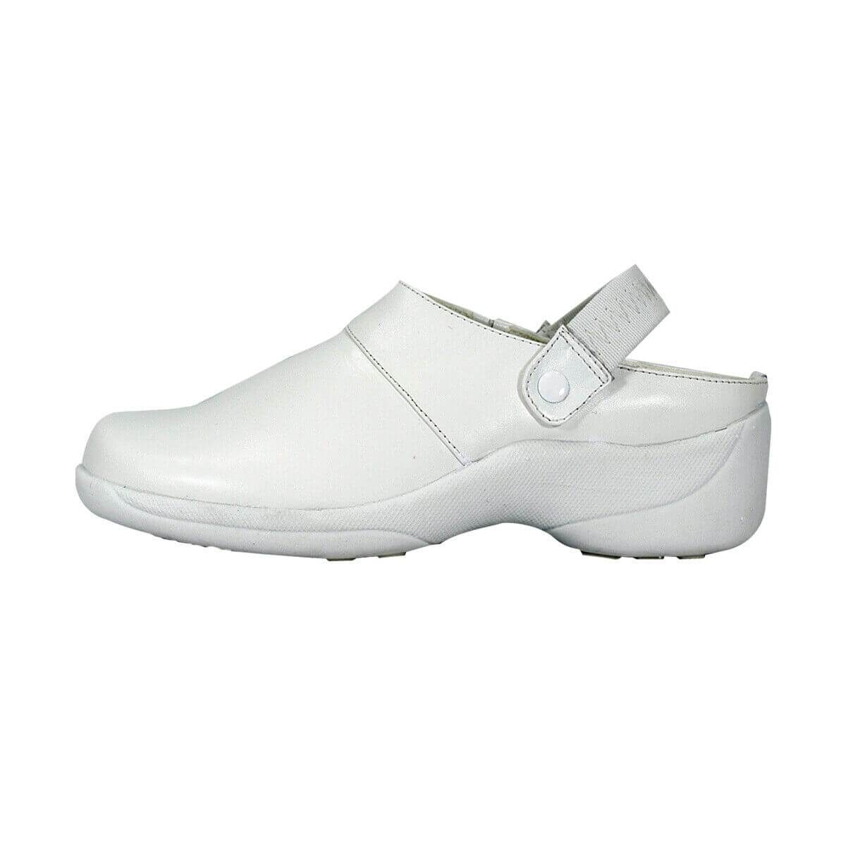 24 HOUR COMFORT Callie Women's Wide Width Leather Clogs